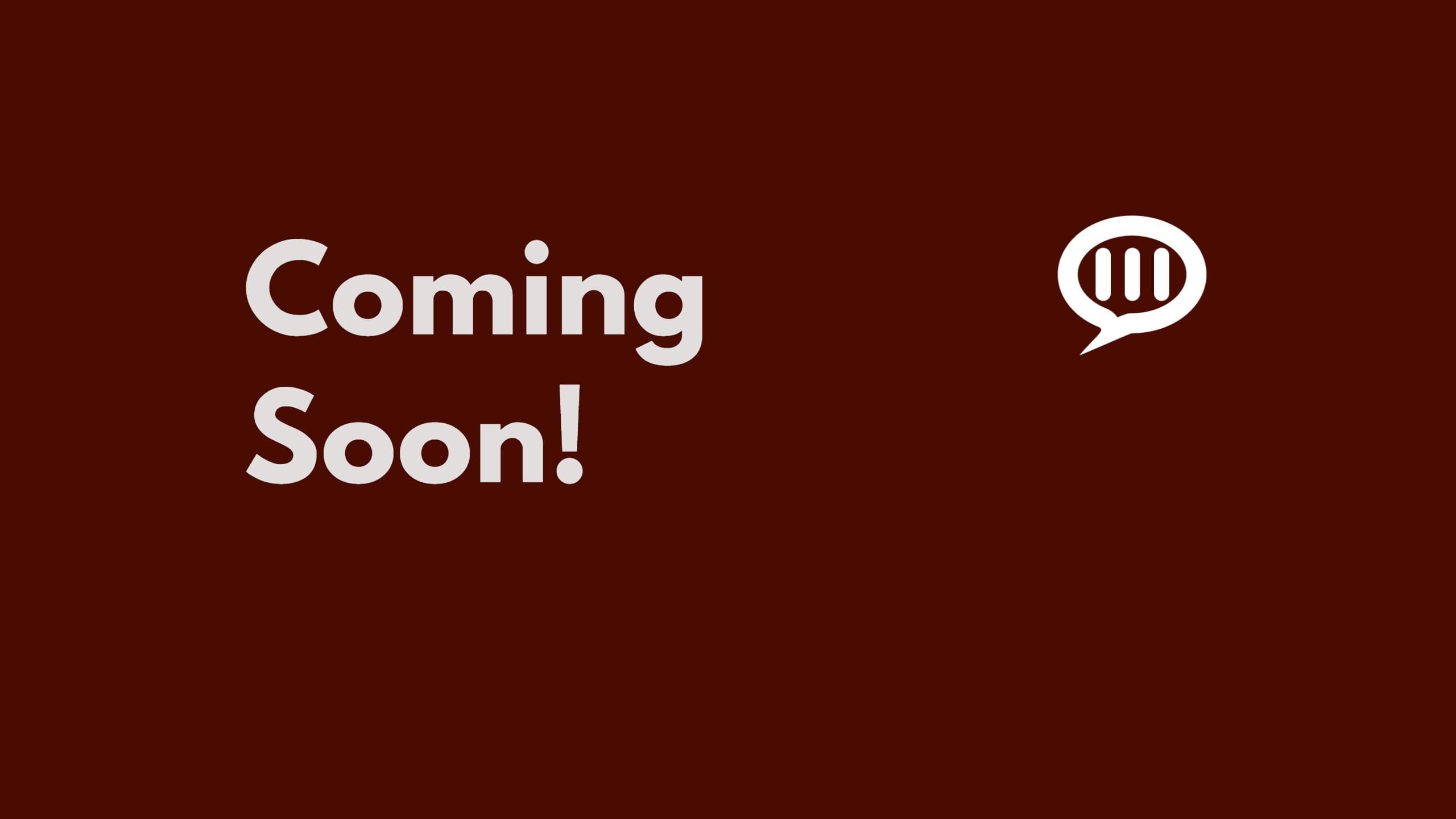 YouTube Video - Coming Soon